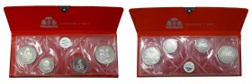 Haiti. Serie 4 monedas 1973. 2 de 25 gourdes y 2 de 50. (KM#102, 103, 104.1, 105). Republique D´Haiti. Ag. Estuche original.
fdc
