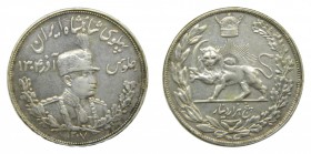 Irán. 5000 dinars. (5 Kran). SH 1307. (KM#1106). 23,63 gr. Ag.
mbc