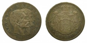 Serbia. 5 dinara. 1904. 1804-1904. Pedro I. Centenario de los Karageorge. (KM#27). 24,98 gr. Ag.
mbc+