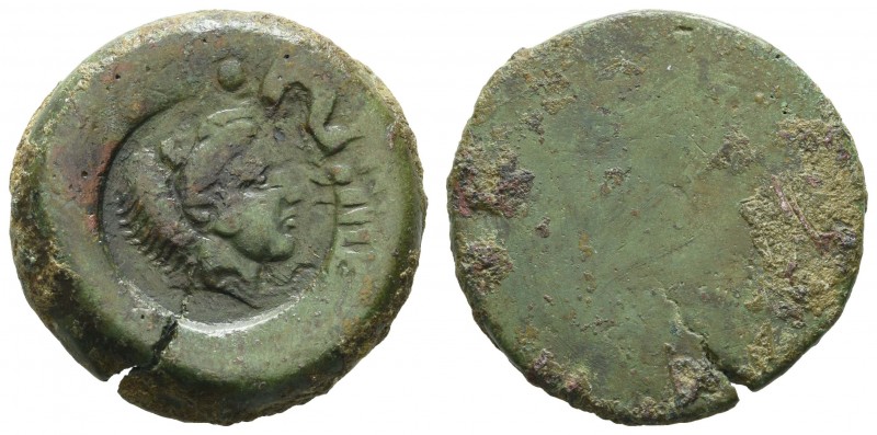 Griechen Sicilia
Akragas Æ Hemilitron 405-392 v.u.Z. punische Besetzung, großer...