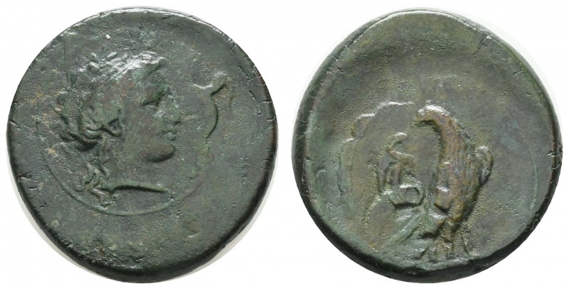 Griechen Sicilia
Akragas Æ Hemilitron ca. 405-392 v.u.Z. punische Besetzung (?)...