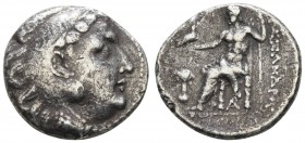 Griechen Macedonia
Alexander III. der Große, 336-323 v.u.Z. AR Tetradrachme nach 323 v.u.Z. Posthume Prägung, Av.: Herakleskopf mit Löwenskalp nach r...