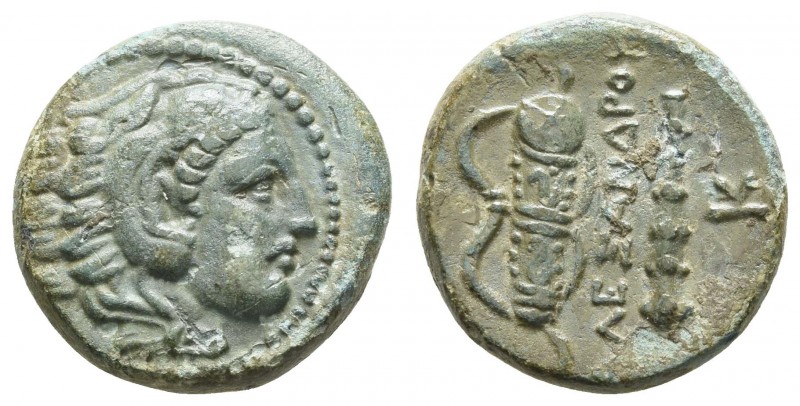 Griechen Macedonia
Alexander III. der Große, 336-323 v.u.Z. Æ Av.: Herakleskopf...
