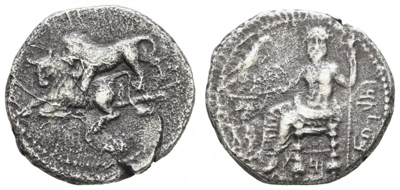 Griechen Cilicia
Tarsos AR Didrachme 361-334 v.u.Z. Av.: Baaltars nach links si...