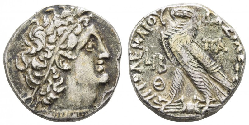Griechen Aegyptus
Kleopatra III. und Ptolemaios X., 107-101 v.u.Z. AR Tetradrac...