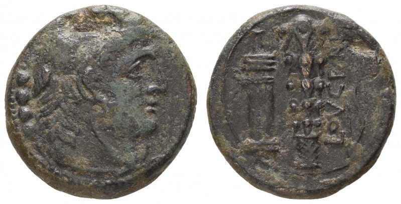 Römer Republik
Anonym Æ Quadrunx 211-200 v.u.Z. Luceria Av.: Kopf des jugendlic...