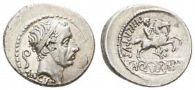 Römer Republik
L. Marcius Philippus, 56 v.u.Z. AR Denar zur Erinnerung an die Vollendung der Bauarbeiten an der sog. Aqua Marcia durch seinen Vorfahr...