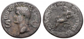 Römer Kaiserzeit
Augustus, 27 v.u.Z.-14 u.Z. Æ Dupondius 37-41 Rom Divius Augustus geprägt unter Caligula, Av.: Kopf des Divus Augustus mit Strahlenk...
