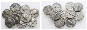 Römer Kaiserzeit
Antonius Pius, 138-161 AR Denar 138-161 10 Stück, mit unterschiedlichen Versionen des Porträts, unterschiedlichen Umschriften und Rv...
