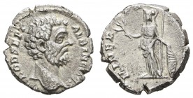 Römer Kaiserzeit
Clodius Albinus, 193-197 AR Denar 194-195 Rom als Caesar, D CLOD SEPT ALBIN CAES Büste nach rechts, Rv.: MINER PACIF COS II, stehend...