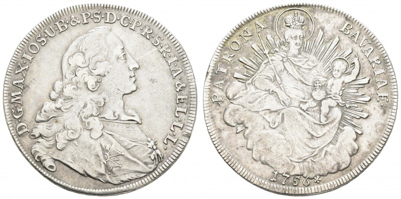 bis 1799 Bayern
Maximilian III. Joseph, 1745-1777 Taler 1756 München Minimal ju...