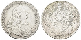 bis 1799 Bayern
Maximilian III. Joseph, 1745-1777 Taler 1756 München Minimal justiert Hahn 306 Dav. 1952 27.83 g. ss-vz