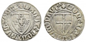 bis 1799 Deutscher Orden
Konrad III. von Jungingen, 1393-1407 Schilling o. J. Neumann 7 a 1.67 g. ss+
