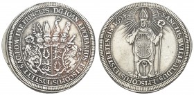 bis 1799 Eichstätt
Johann Eucharius Schenk von Castell, 1685-1697 ½ Taler 1694 Nürnberg Stempel von Georg Friedrich Nürnberger Cahn 115a Slg. Erl. 20...