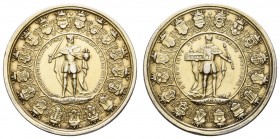bis 1799 Hildesheim
Bistum Silbermedaille 1724 Sedisvakanz, von P. P. Werner, auf den Tod des Bischofs Joseph Clemens von Bayern am 12. November 1723...