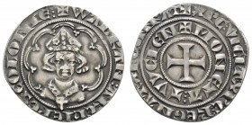 bis 1799 Köln
Walram Graf von Jülich, 1332-1349 Tournose ohne Jahr Deutz erster Typ, Av.: Büste des Erzbischofs mit Mitra von vorn in 7-Pass, Rv.: ku...