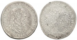 bis 1799 Pfalzgrafschaft bei Rhein, Kurlinie Simmern
Karl Ludwig, 1648-1680 Gulden = 60 Kreuzer 1661 Heidelberg Landmünze, Av.: geharnischtes Brustbi...