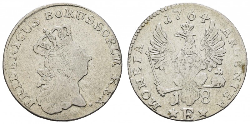 bis 1799 Preußen
Friedrich II. der Große, 1740-1786 18 Gröscher 1764 Königsberg...