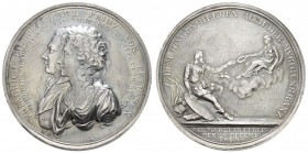 bis 1799 Preußen
Friedrich Wilhelm II., 1786-1797 Silbermedaille 1793 Auf die Vermählung seines Sohnes Prinz Friedrich Ludwig Karl mit Friederike Kar...