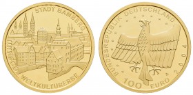 Bundesrepublik (Euro)
 100 € 2004 UNESCO Weltkulturerbestadt Bamberg, wie verausgabt st