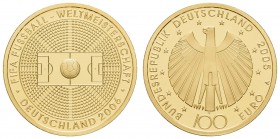 Bundesrepublik (Euro)
 100 € 2005 FIFA Fußball-Weltmeisterschaft Deutschland 2006, wie verausgabt st