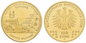 Bundesrepublik (Euro)
 100 € 2008 A Goslar mit CoA im Originaletui Jaeger 538 st