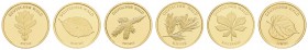 Bundesrepublik (Euro)
 20 € (6) 2010 ff. Goldmünzen-Serie Deutscher Wald, Eiche 2010 J, Buche 2011 F, Fichte 2012 G, Kiefer 2013 F, Kastanie 2014 D s...