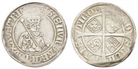 bis 1799 Habsburg
Erzherzog Sigismund der Münzreiche, 1439-1496 Sechser o. J. Hall leichte Prägeschwäche Moser/Tursky 48 3.14 g. ss