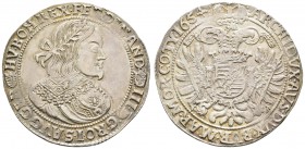 bis 1799 Habsburg
Ferdinand III., 1637-1657 Taler 1654 Kremnitz hübsche Patina Huszár 1242 Dav. 3198 28.54 g. ss