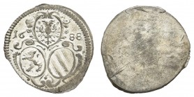 bis 1799 Habsburg
Leopold I., 1657-1705 2 Pfennig 1688 einseitig Herinek 2086 0.61 g. Prachtexemplar. Selten in dieser Erhaltung vz-st