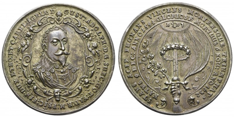 bis 1799 Schweden
Gustav II. Adolf, 1611-1632 Silbergussmedaille 1632 Auf seine...