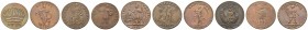 bis 1799 Schweden
Notgeld des Baron de Goertz, 1715-1719 Daler (10) 1715 ff. komplette Serie der zehn Notgeldausgaben, dazu Informationen aus Fachgru...