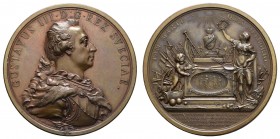 bis 1799 Schweden
Gustav III., 1771 - 1792 Bronzemedaille 1792 Auf seine Ermordung am 16. März 1792 auf einem Maskenball in der Oper durch Anckarströ...