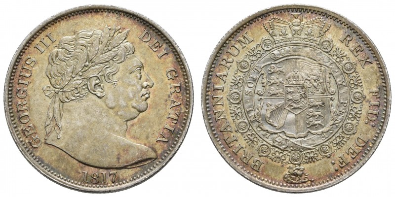 ab 1800 Großbritannien
George III., 1760-1820 Halfcrown 1817 London New coinage...