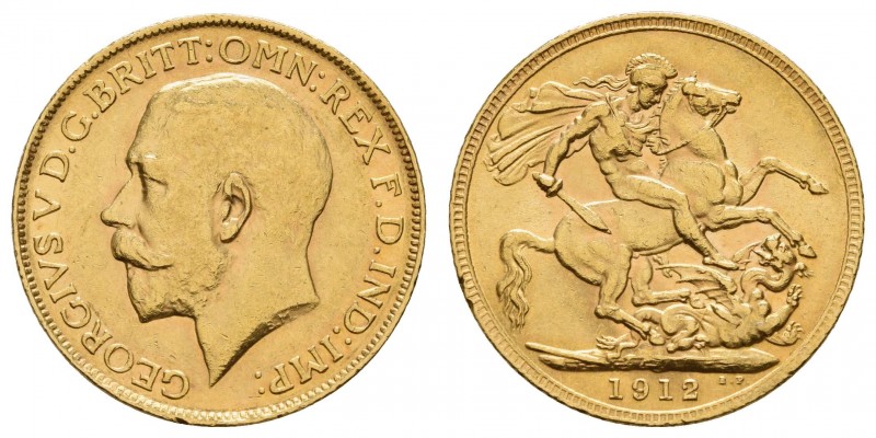 ab 1800 Großbritannien
Georg V., 1910-1936 Sovereign 1912 London K.M. 820 Seaby...