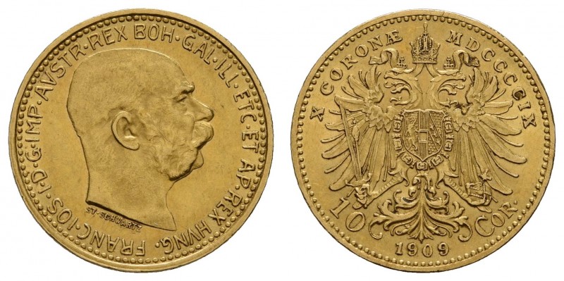 ab 1800 Österreich
Franz Joseph, 1848-1916 10 Kronen 1909 K.M. 2816 vz