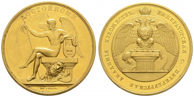 ab 1800 Russland
Allgemein goldene Verdienstmedaille der Akademie St. Petersbur...