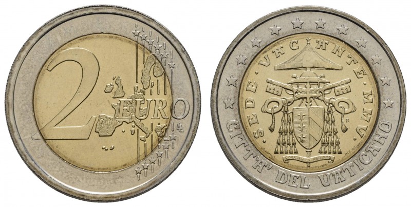 Euroländer Vatikan
Johannes Paul II. 2 € 2005 Das Kursstück aus dem KMS, kleine...