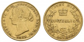 Australien
Victoria, 1837-1901 Sovereign 1864 Sydney K.M. 10 Schl. 816 Fried. 4 s-ss