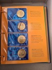 Australien
Elizabeth II. seit 1952 5 Dollars Olympiade Sydney 2000, 28 Exemplare in Messing im Album Unc