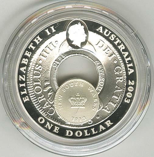Australien
Elizabeth II. seit 1952 Dollar 2003 Australische Münzgeschichte - Ho...