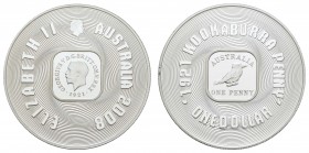 Australien
Elizabeth II. seit 1952 Dollar 2008 Australische Münzgeschichte, nur gekapselt, selten angeboten Schön 1164 PP