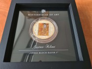 Cook-Inseln
Republik 20 Dollars 2012 Adele Bloch-Bauer I - Gustav Klimt, aus der Serie Masterpieces of Art, 3 oz Silber, mit Swarovski-Kristallen ver...