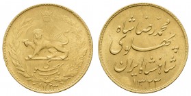 Iran
Mohammed Reza Pahlewi, 1941-1979 1 Pahlavi 1323 SH - 1944 Teheran K.M. 1148 Fried. 97 vz-st