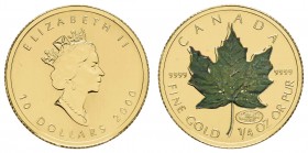 Kanada
Bundesstaat 2000 Polarset, 1 Silberunze, 1/4 Goldunze und 1/10 Platinunze, diese von 1999, alle mit Farbauflage, selten angeboten