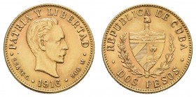 Kuba
Republik 2 Pesos 1916 K.M. 17 ss