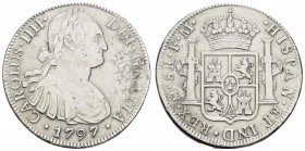 Mexiko
Carlos IV., 1788-1808 8 Reales 1797 Mexico City KM 109 26.69 g. ss