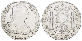 Mexiko
Carlos IV., 1788-1808 8 Reales 1801 Mexico City KM 109 26.74 g. ss