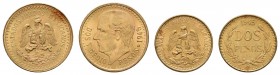 Mexiko
Republik 2 Pesos 1945 dazu 2 ½ Pesos 1945 K.M. 461, 463 st-