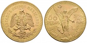 Mexiko
Republik 50 Pesos 1947 Mexico City K.M. 481 Schön 33 Fried. 172 vz-st